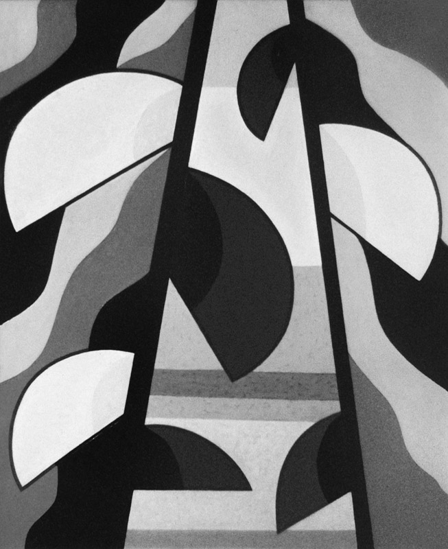 Ilppo Alho, 1979 — Maisema — �ljyv�ri kankaalle — 125 x 100 (cm)