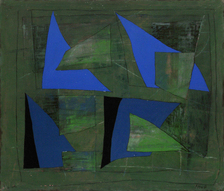 Ilppo Alho, 1981 — Maalaus — �ljyv�ri kankaalle — 125 x 145 (cm)
