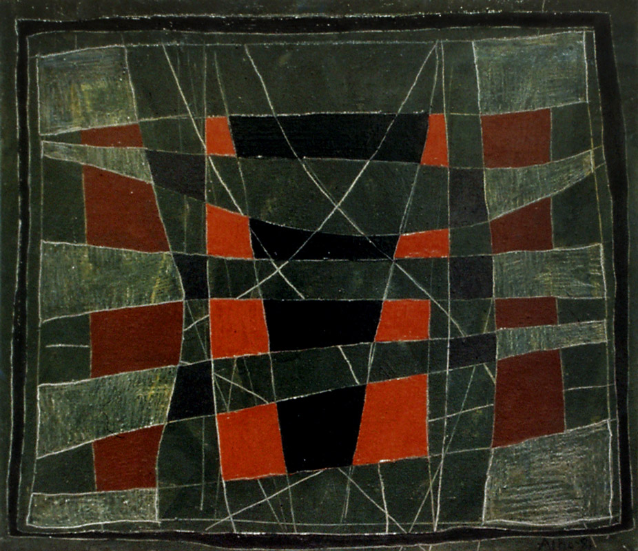 Ilppo Alho, 1981 — Maalaus — �ljyv�ri kankaalle — 50 x 60 (cm)