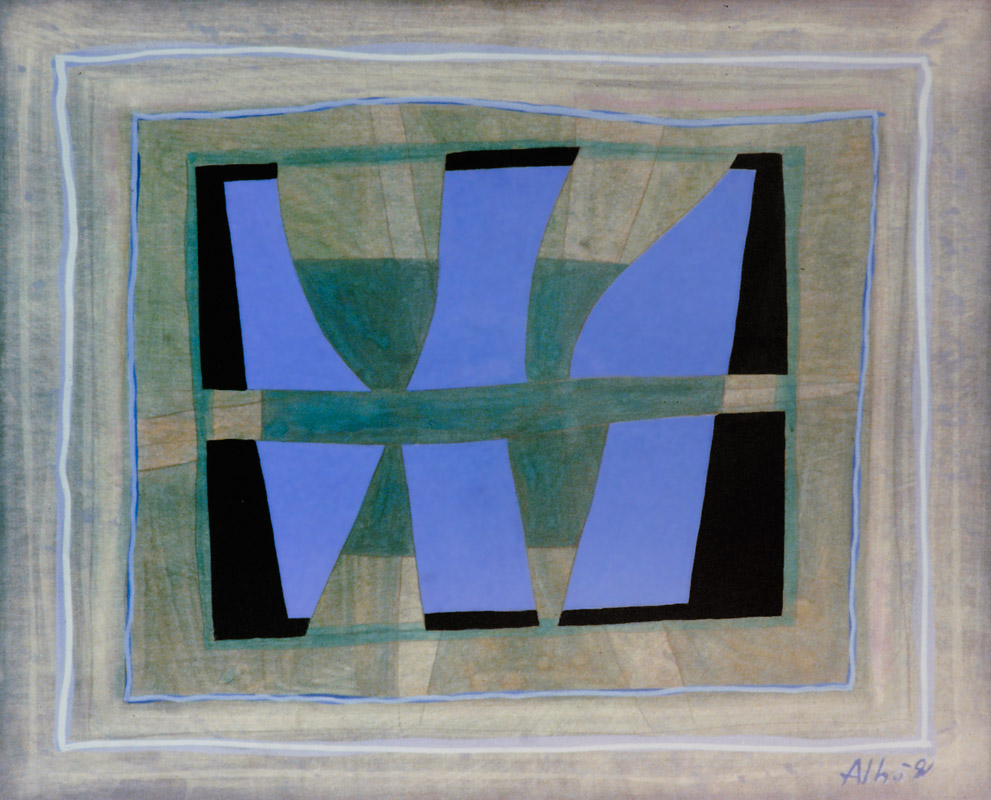 Ilppo Alho, 1981 — Maalaus — guassi kartongille — 40 x 50 (cm)