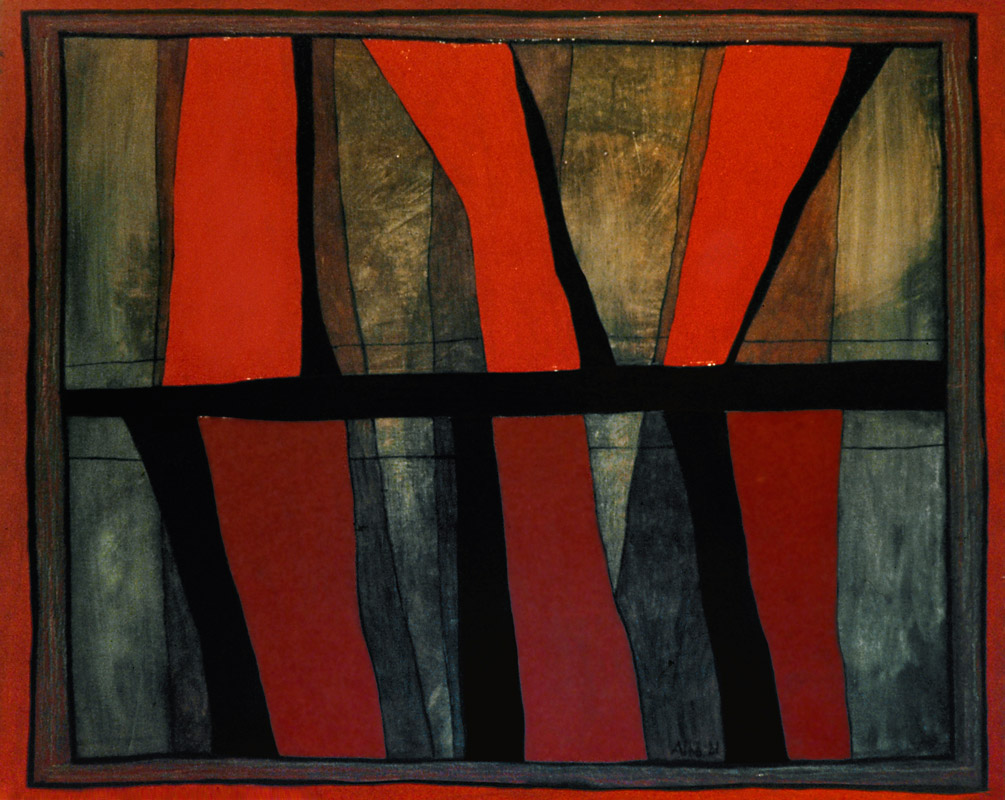 Ilppo Alho, 1982 — Maalaus — �ljyv�ri kankaalle — 115 x 145 (cm)