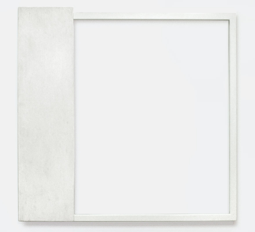 Ilppo Alho, 1990 — Painting — akryylivri kankaalle ja maalattu ters — 200 x 200 x 5 (cm)