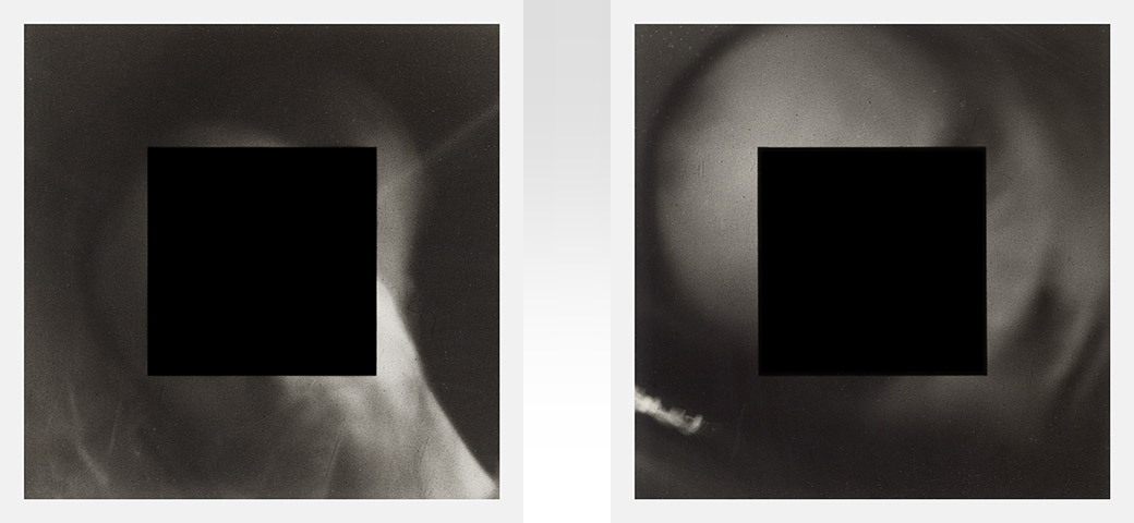 Ilppo Alho, 1991 — Reality V & VI — valokuva/preparoitu kamera — � 20 x 20 (cm)