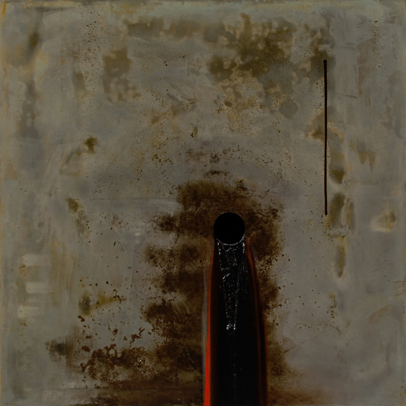 Ilppo Alho, 2007 — Afterdawn I — akryyli- ja alkydiv�ri ter�kselle — 100 x 100 (cm)