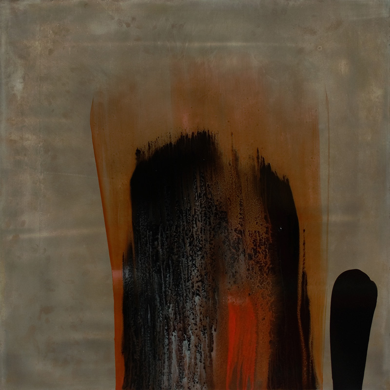 Ilppo Alho, 2007 — Afterdawn II — akryyli- ja alkydiv�ri ter�kselle — 100 x 100 (cm)