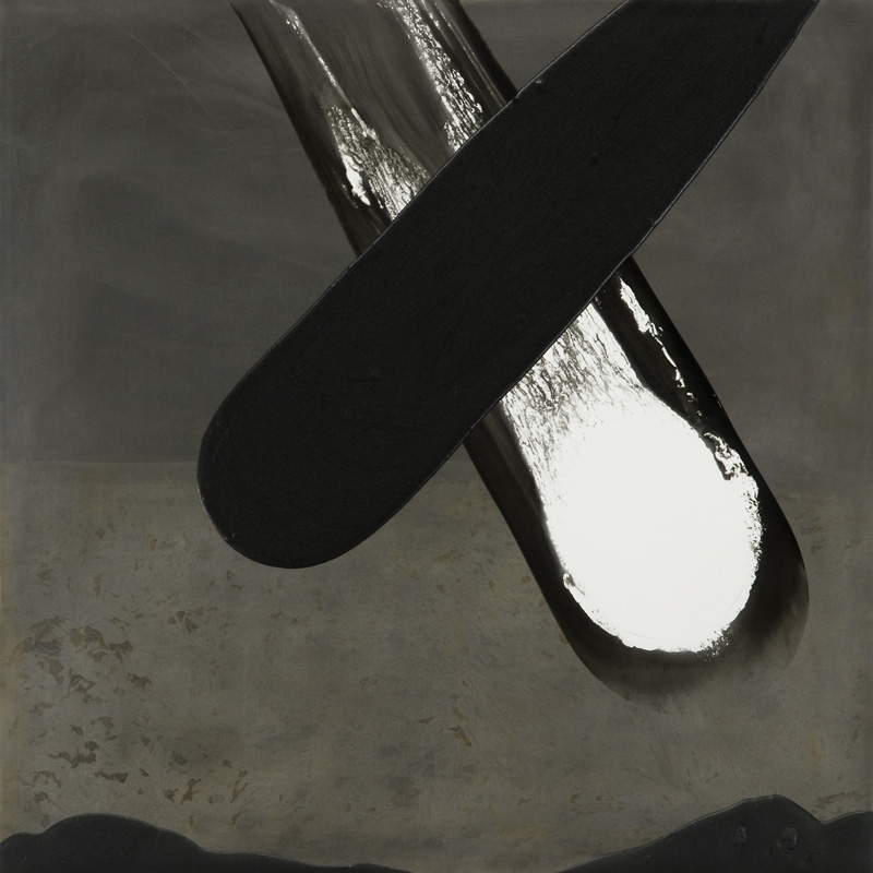 Ilppo Alho, 2009 — Day 3 — akryyli- ja alkydiv�ri ter�kselle — 100 x 100 (cm)