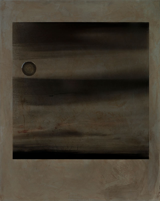 Ilppo Alho, 2015 — Scene II — alkydiv�ri ja epoksi ter�kselle — 125 x 100 (cm)